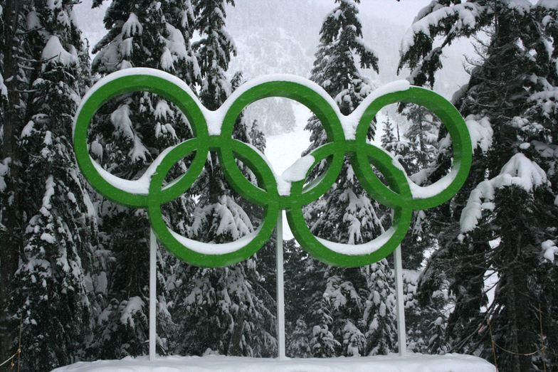 Olympic Rings at Cypress, Cypress Mountain