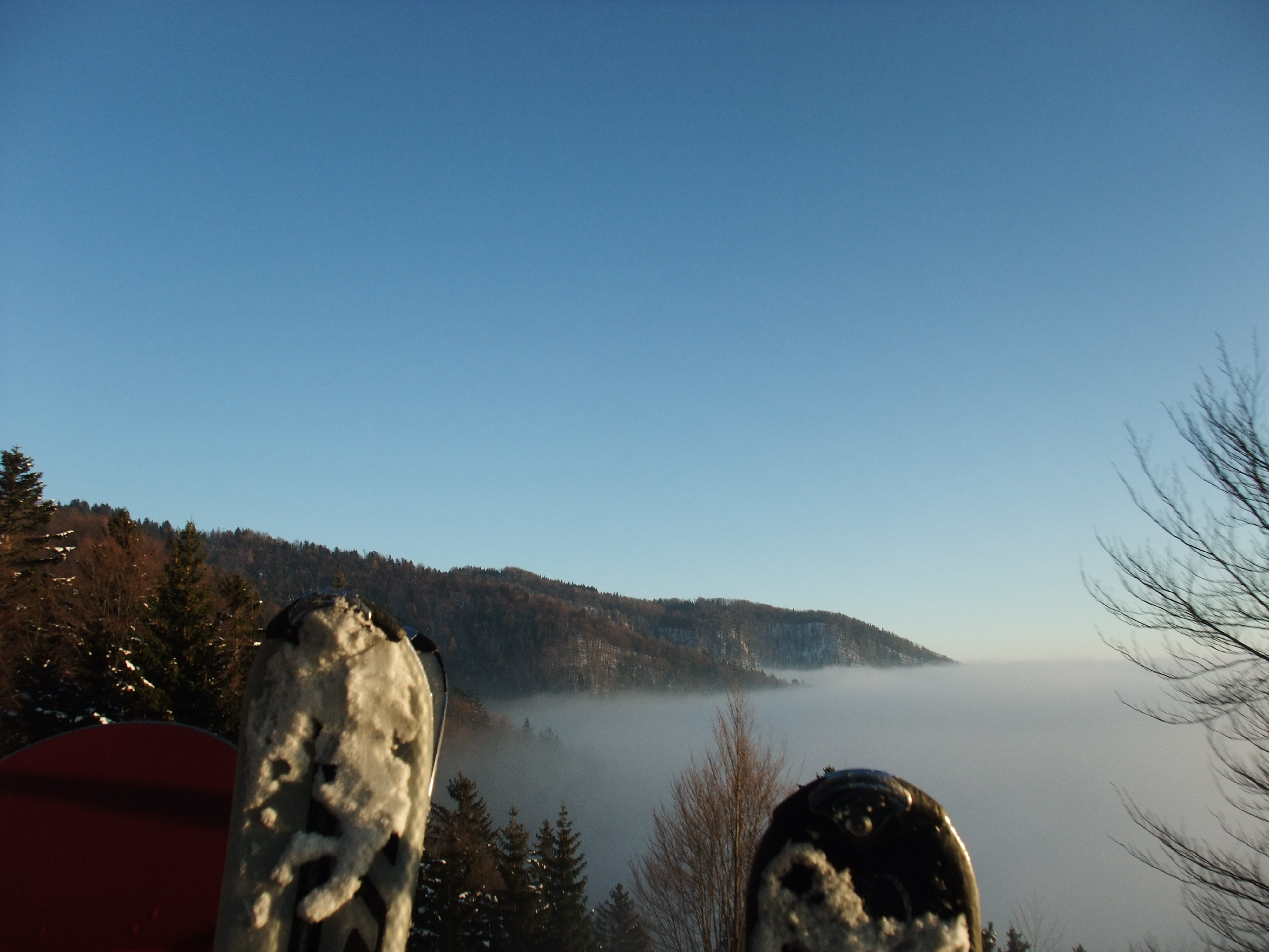 above the clouds, Krvavec