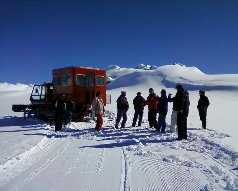 paseo en snow track al plateau, Perito Moreno
