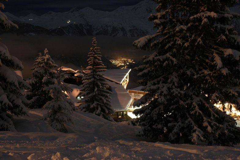 Night Shot from Courchevel 1850.