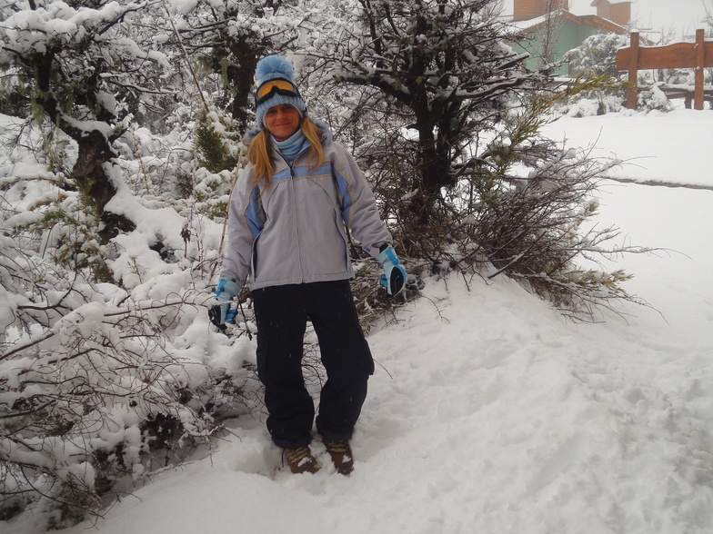 camino al esqui, Cerro Catedral