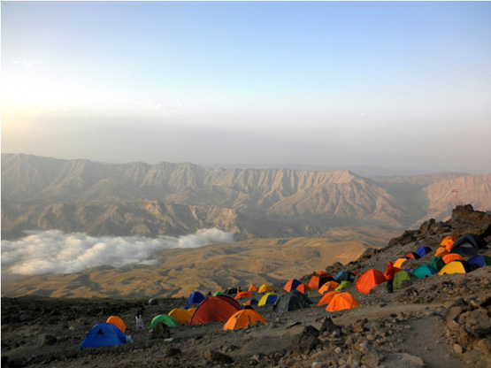 Ali Saeidi نقاب کوهستان, Mount Damavand