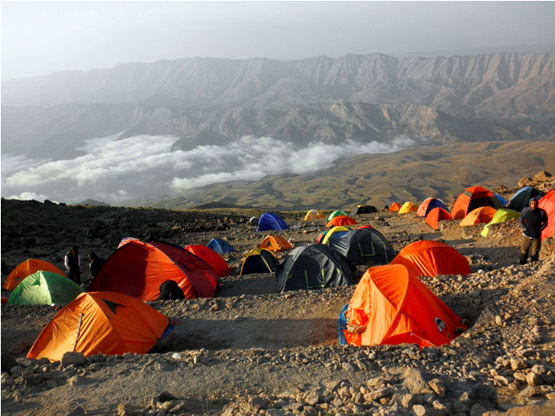 Ali Saeidi نقاب کوهستان, Mount Damavand