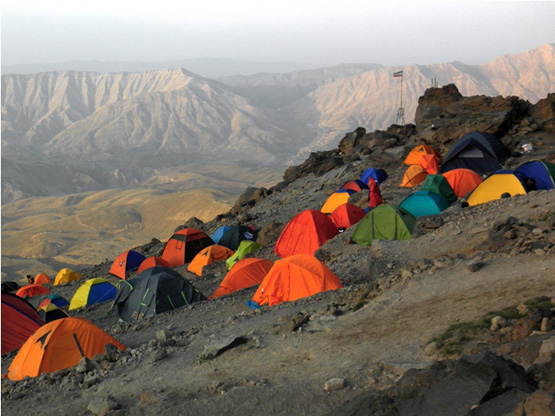 Ali Saeidi نقاب کوهستان, Mount Damavand