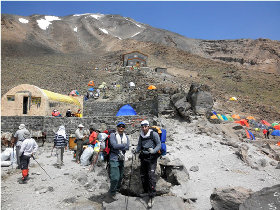 Ali Saeidi نقاب کوهستان, Mount Damavand