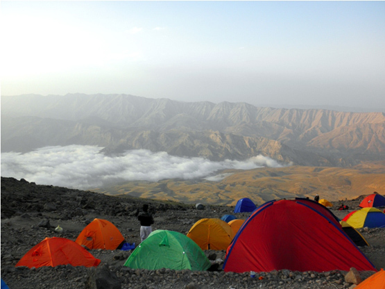 Ali Saeidi نقاب کوهستان, Mount Damavand