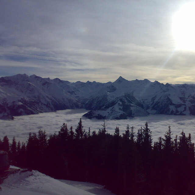 over clouds, Kaprun