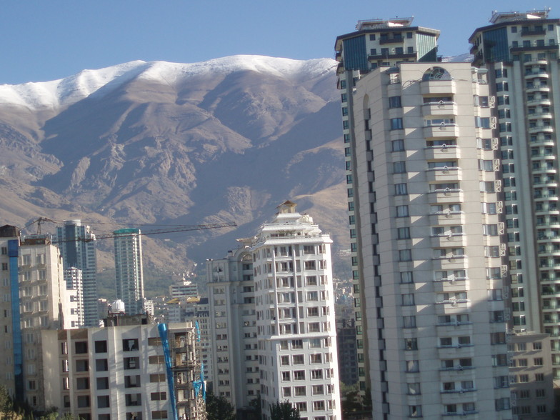 Tochal peak from Tehran north.