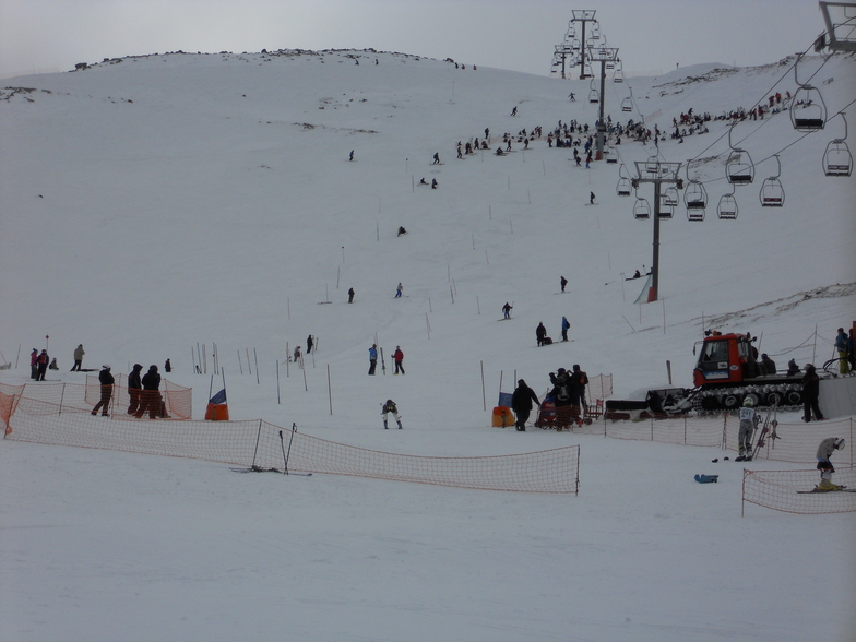 Slalom de Cadetes en el Primer Cañadon, La Hoya