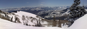 Snake Creek Pass panorama, Brighton Resort photo