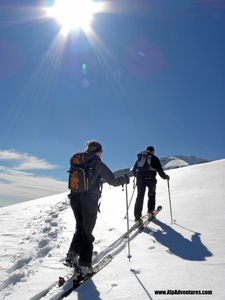 Skitouring, Flaine photo