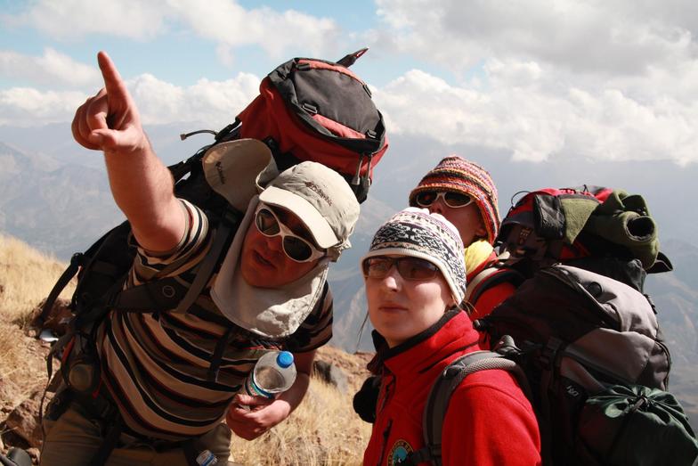 leading of polish team, Mount Damavand