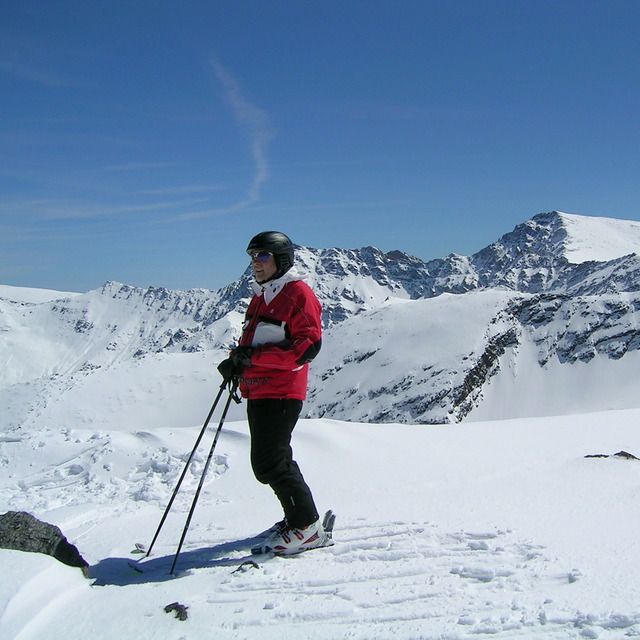 El Mulhacen desde el Veleta, Sierra Nevada