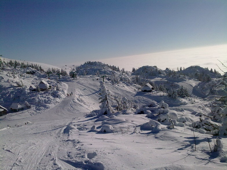 Velika Planina snow