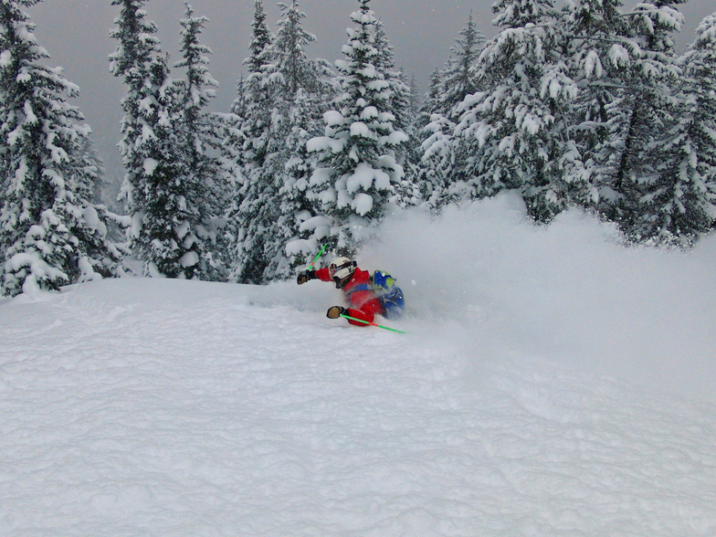 Deep in Targhee BC, Grand Targhee