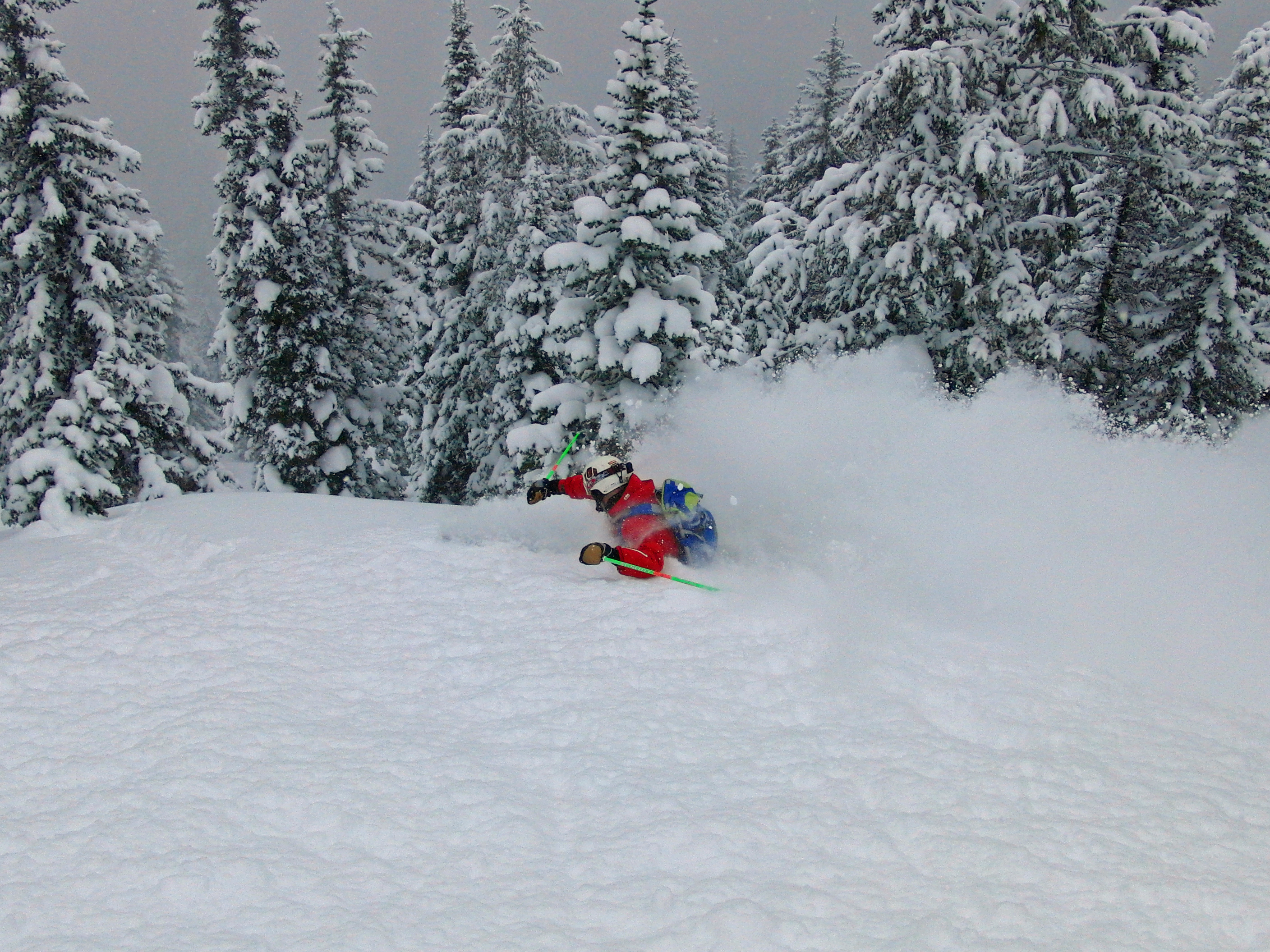 Deep in Targhee BC, Grand Targhee
