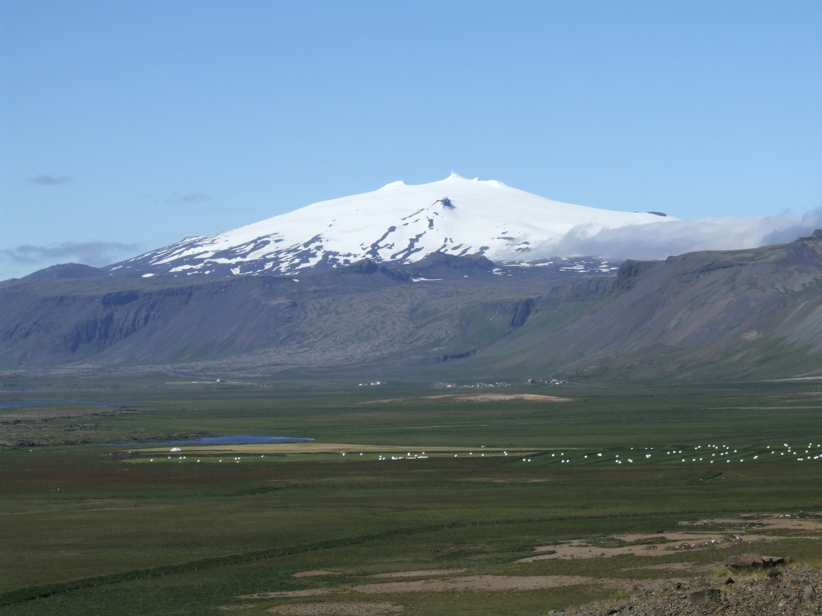 Snaefellsjokull, Snjofell