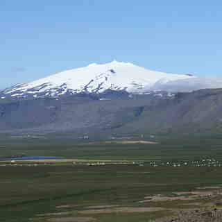 Snaefellsjokull, Snjofell