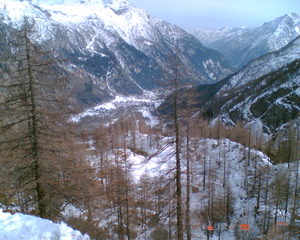 Looking down the valley in Macugnaga photo