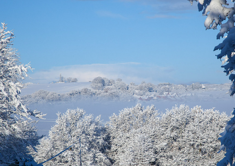 Winter 2010, Llantwit Fardre, South Wales, Pen-y-Fan