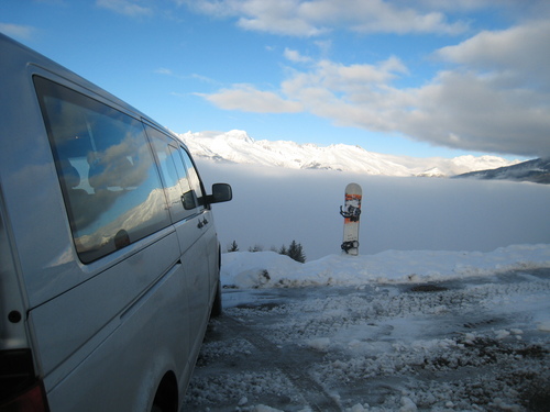 Les Coches Ski Resort by: Russell Sharpe