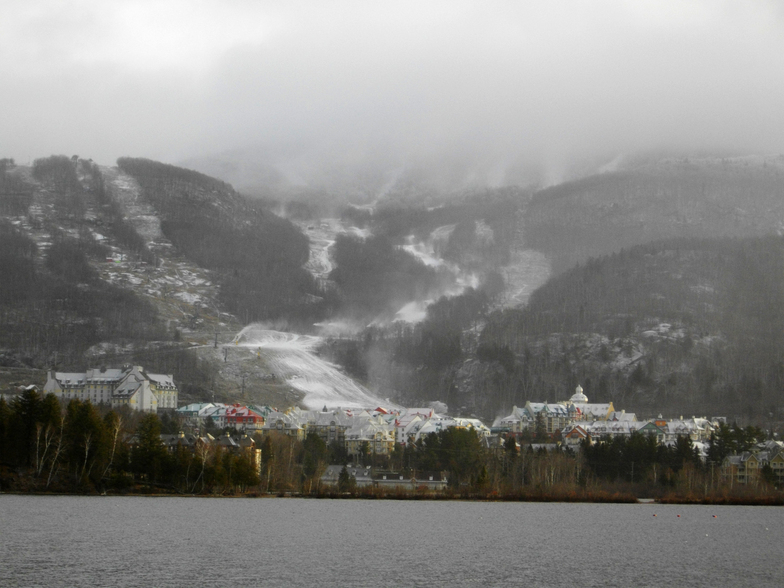 Early Season Snowmaking at Tremblant, Mont Tremblant