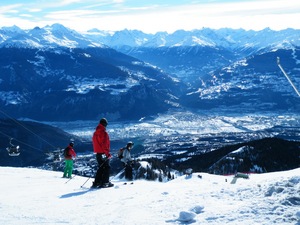 From the top, Pas de Maimbré, Anzère photo