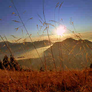 Sunset from Praz de Lys, Praz De Lys Sommand