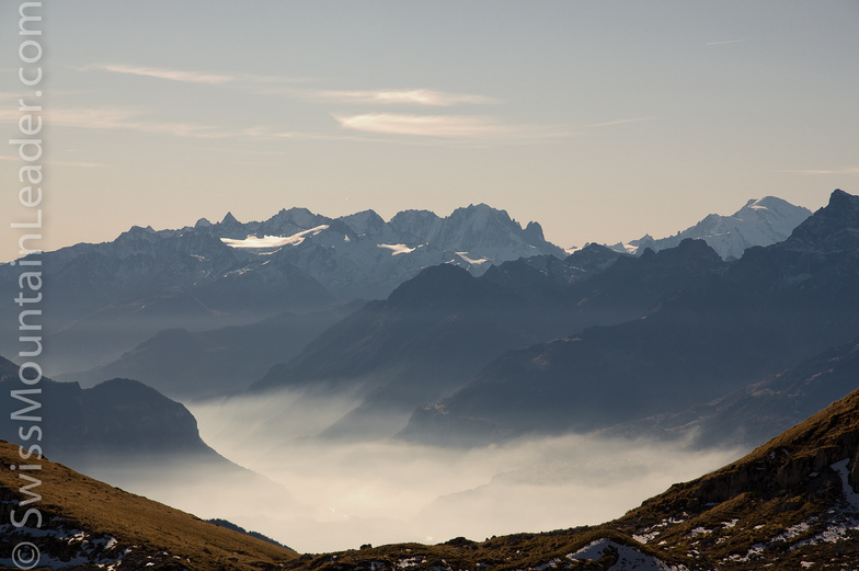 high above Leysin