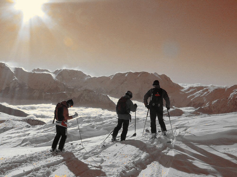 Scenic shot above La Balme, Alpe d'Huez