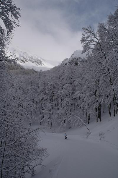 The now closed North Face run of Cardito Sud, Terminillo
