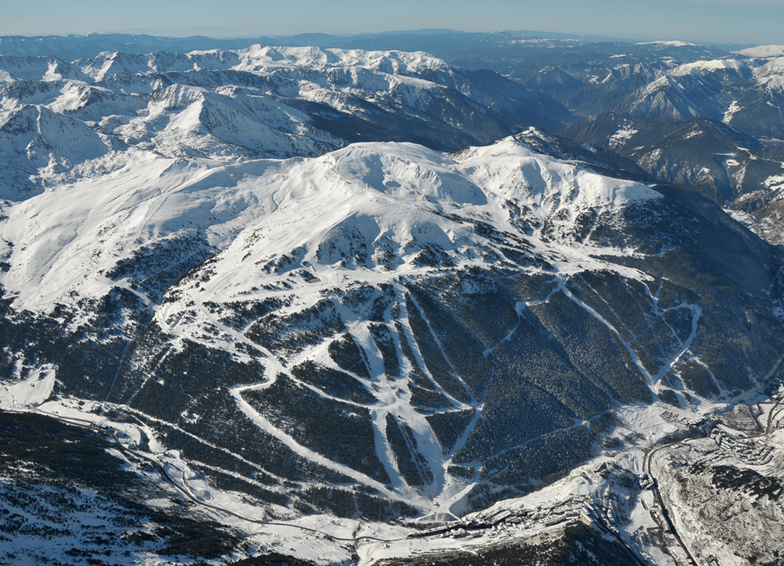 skiing area +FIS world cup run, Grandvalira-Soldeu