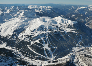 skiing area +FIS world cup run, Grandvalira-Soldeu photo