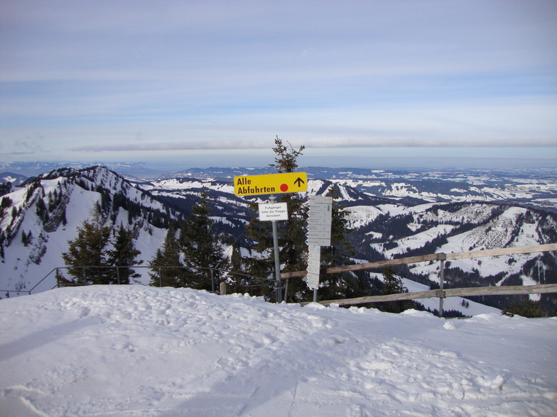 Looking over to Steibis, Oberstaufen/Hochgrat
