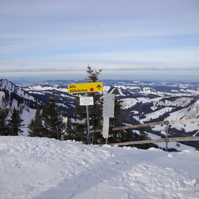 Looking over to Steibis, Oberstaufen/Hochgrat