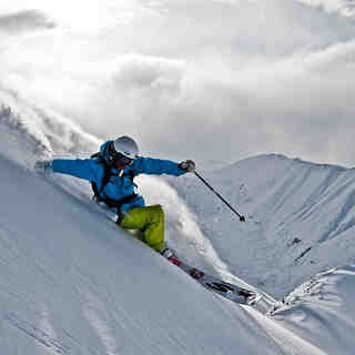 Carving The Mountainside, Last Frontier Heliskiing