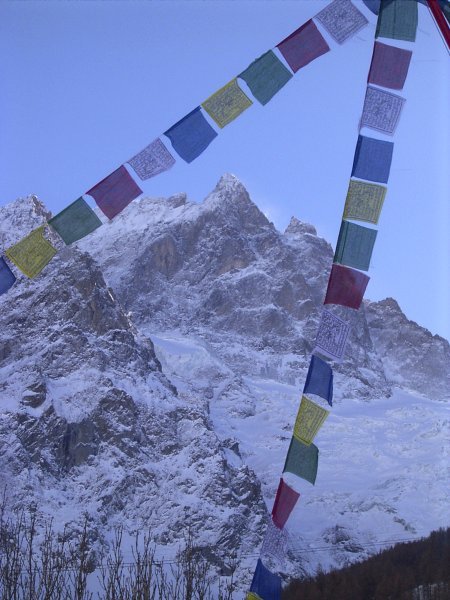 La Meije from La Grave, La Grave-La Meije