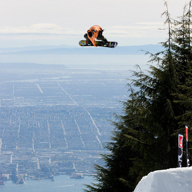 Big air with a huge view, Grouse Mountain