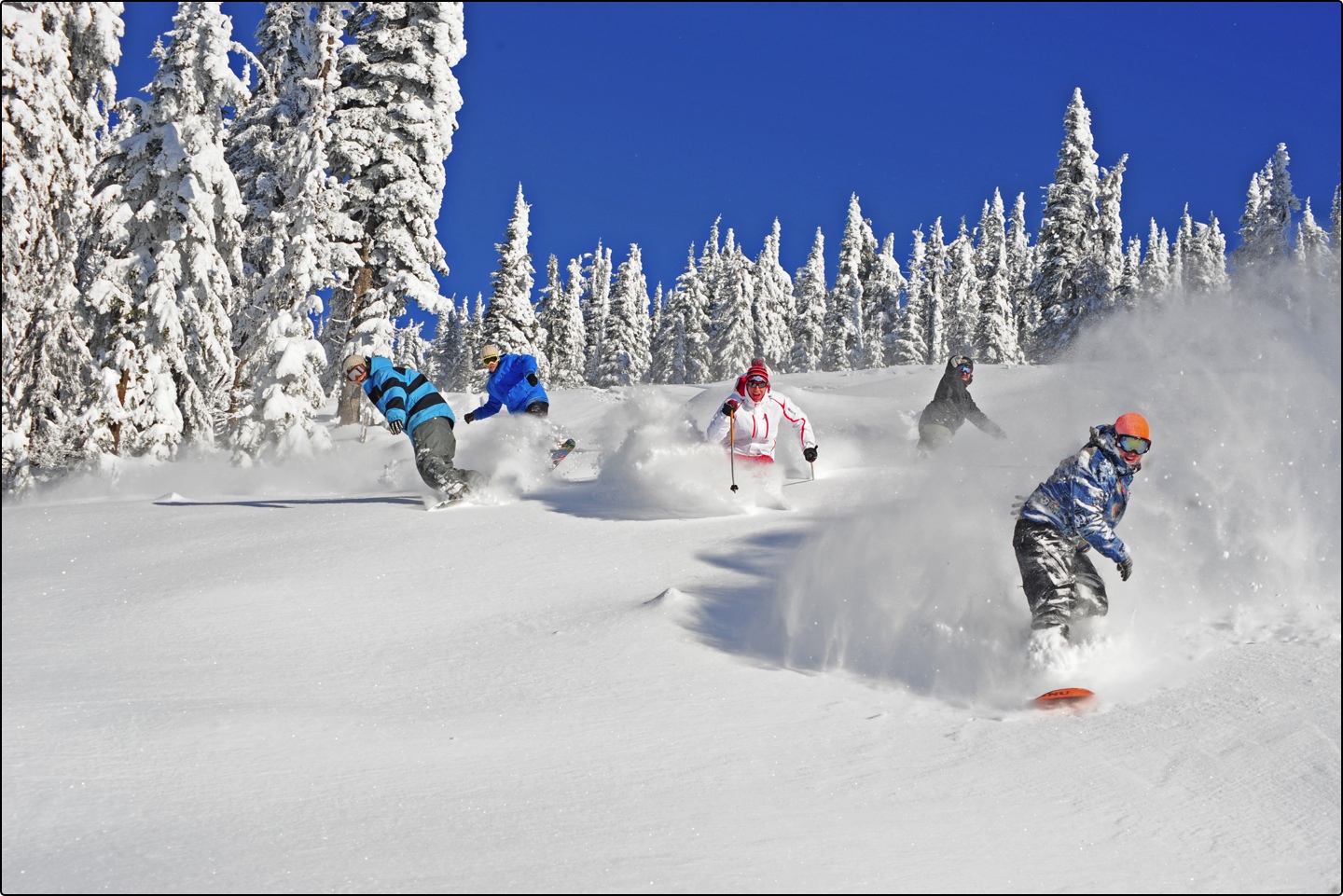 last year on corkscrew, Big White