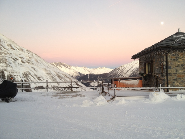 jacuzzi et snow, La Thuile