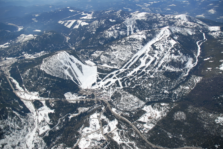 Aerial View of Red Mountain Resort