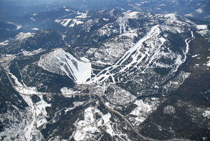 Aerial View of Red Mountain Resort photo