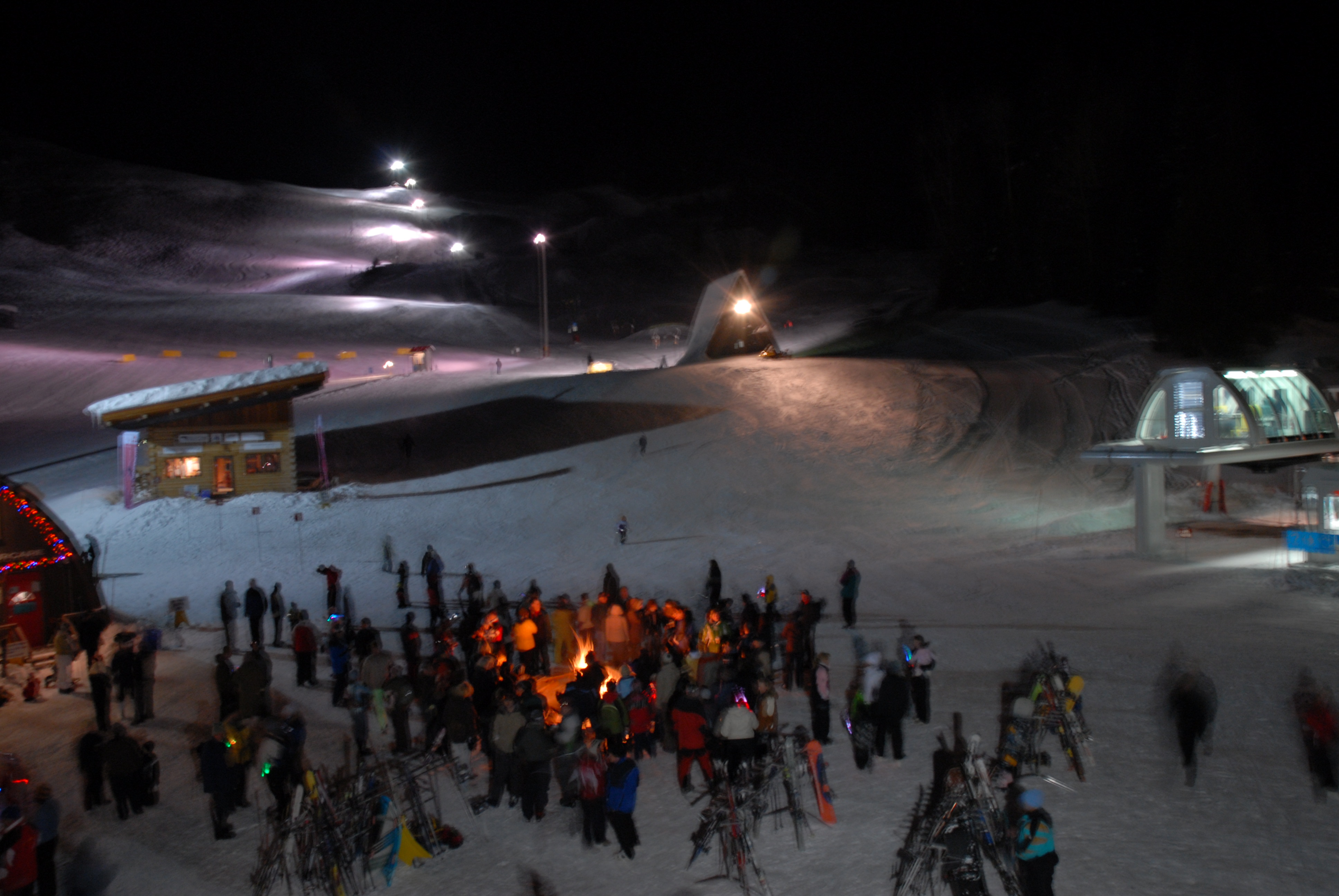 Night Skiing, Red Mountain Resort