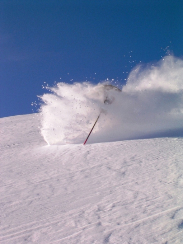 Blue Face shot!!!, Northern Escape Heli Skiing