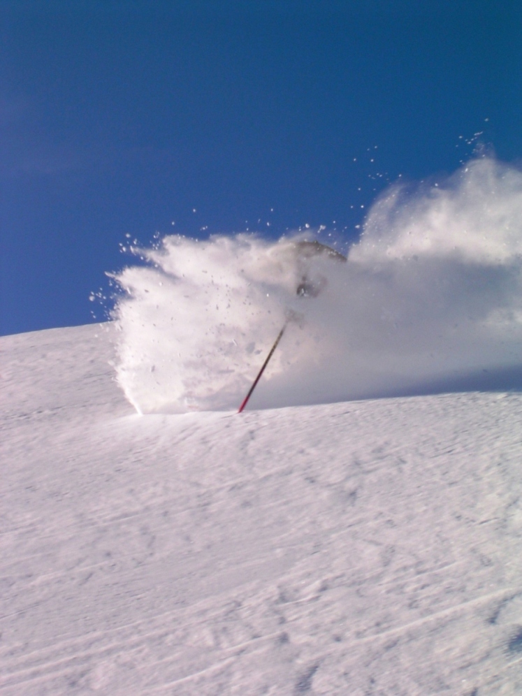 Blue Face shot!!!, Northern Escape Heli Skiing