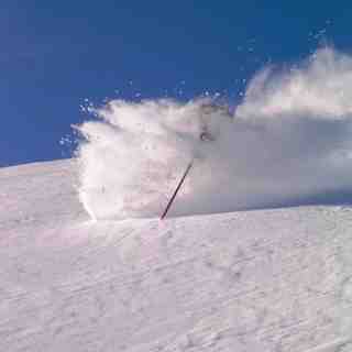 Blue Face shot!!!, Northern Escape Heli Skiing