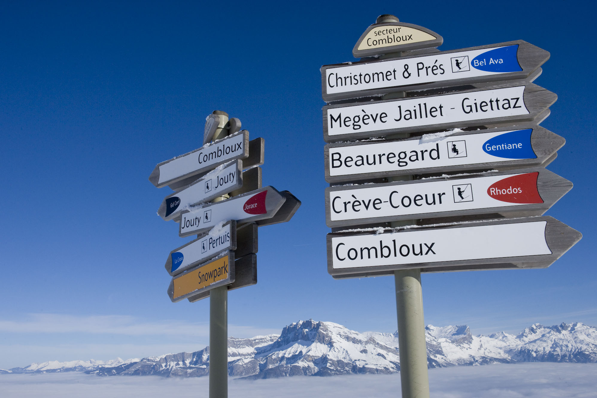 La Giettaz ski area, La Giettaz en Aravis