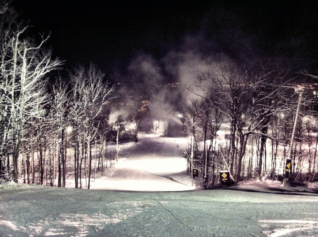 Blue is Partially open, Blue Mountain