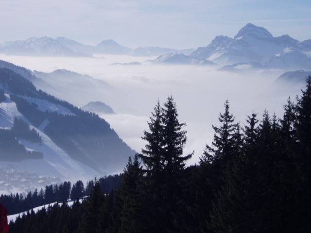 A Day of contrast, Megeve