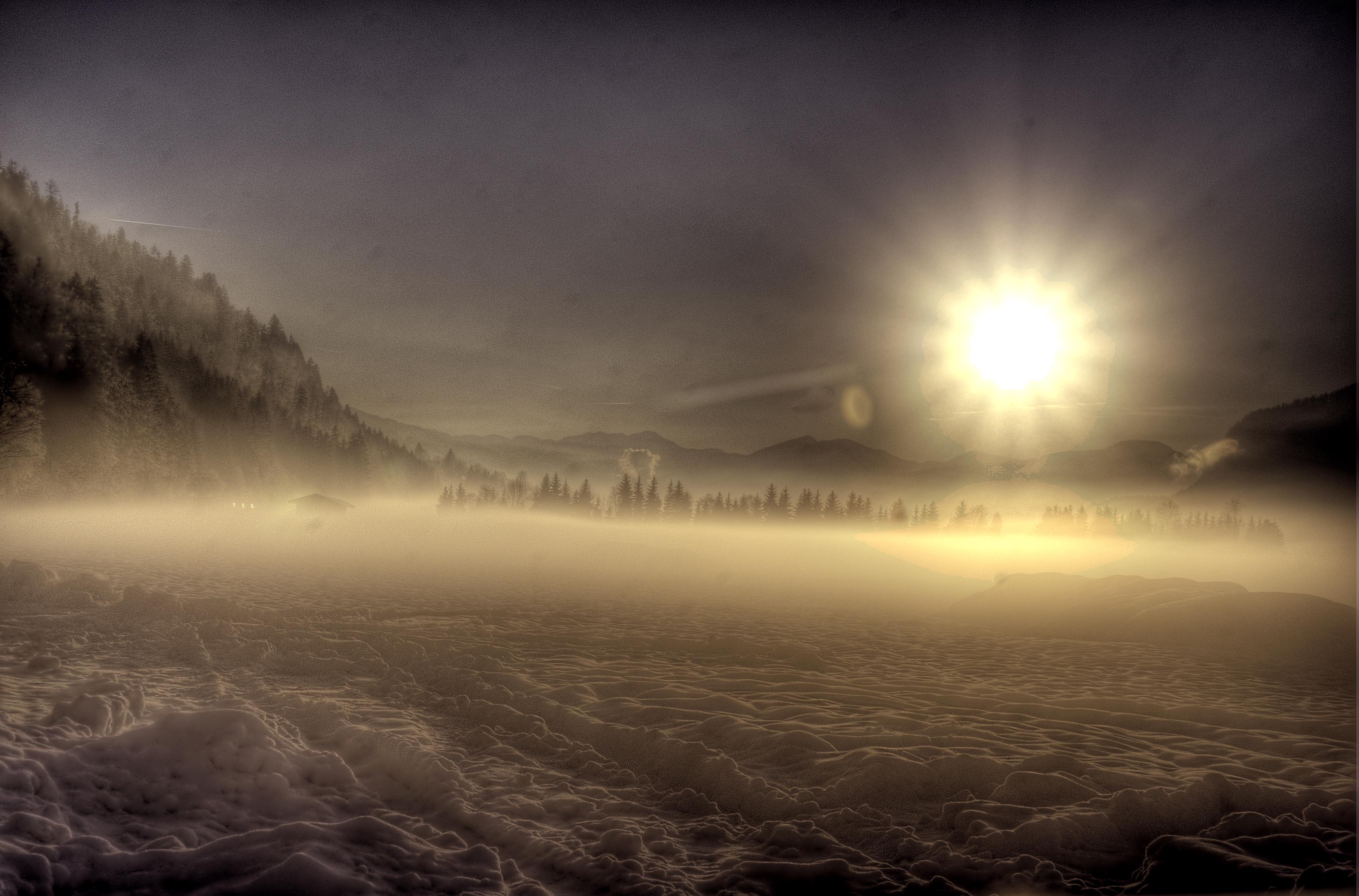 misty valley, St Johann in Tirol